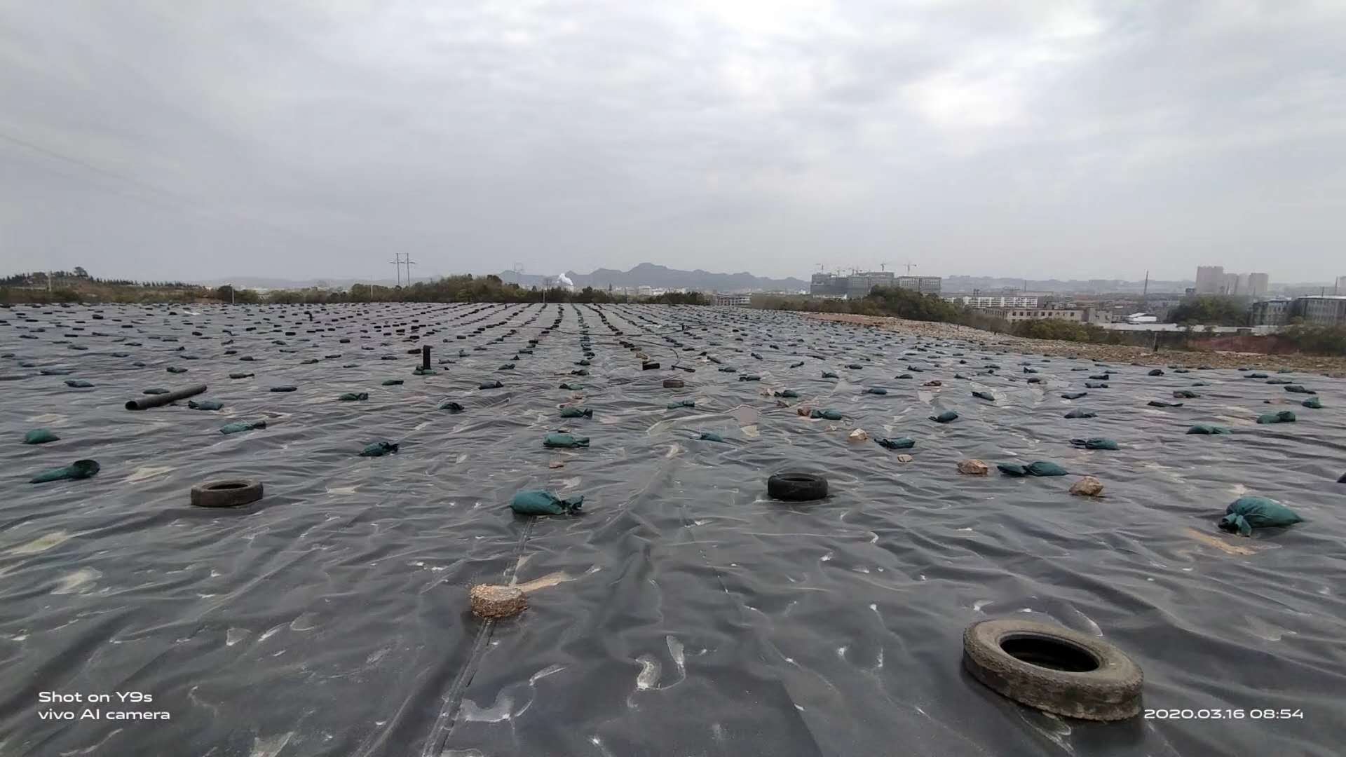 沼气池黑膜生产